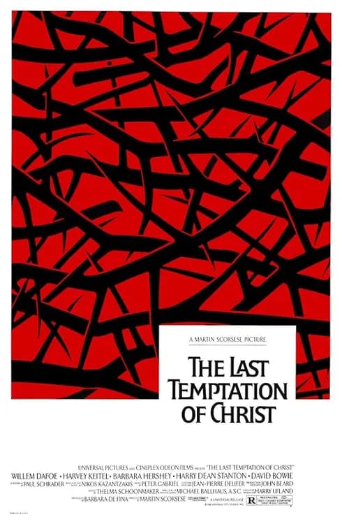 The Last Temptation of Christ film posteri